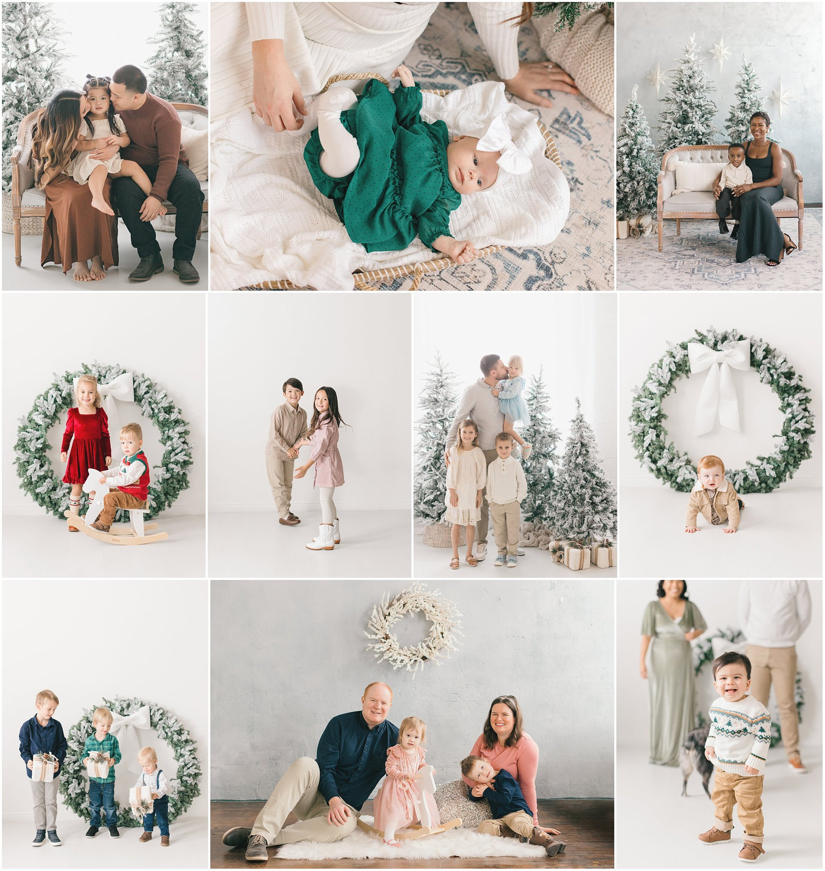 A look inside our festive, weekday-only studio holiday mini sessions from 2024.